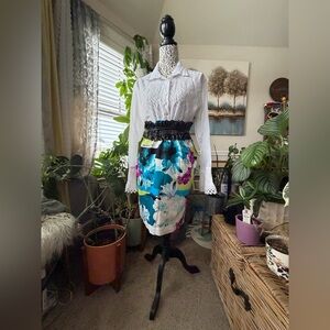 NWT Worthington Women’s Multicolor Floral Pencil Skirt